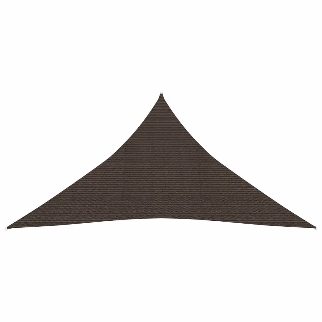 Tenda da sole The Living Store 160 g/m² marrone 5x6x6 m HDPE