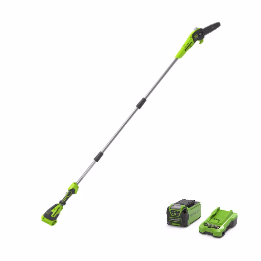 Potatore a polo Greenworks 40V Gen. II con batteria da 2Ah, colore verde