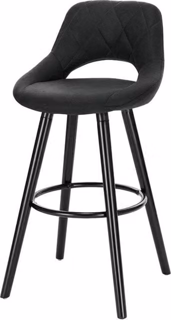 Sedile da bar moderno con imbottitura - comfort ergonomico - supporto posteriore robusto - design elegante - ideale per cucina e sala da pranzo - antracite