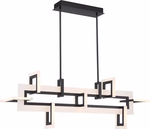 Lampada a sospensione LED Inizio Quintiesse nera, dimmerabile e con altezza regolabile