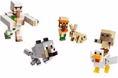LEGO Minecraft Attacco nel deserto del fantino di polli 21592 - 428 pezzi, multicolore