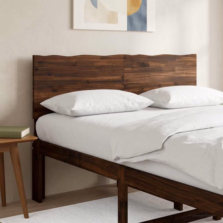 Testiera per letto vidaXL ROSTOCK in legno di acacia massiccio Marrone Scuro 160 cm