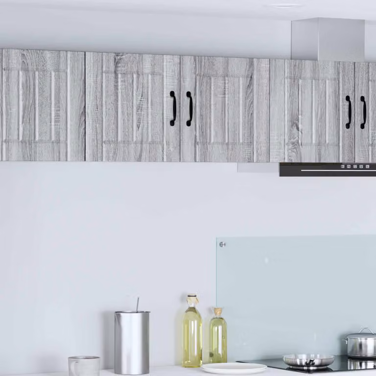 Armadietto a muro da cucina vidaXL LUCCA Grigio, L 80 cm x P 31 cm x H 40 cm