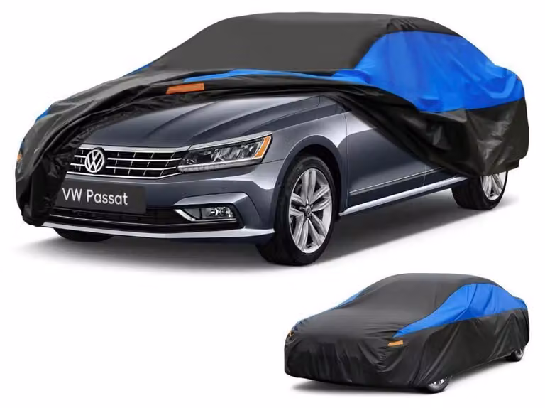 Copertura impermeabile e traspirante per auto, adatta a VW Passat (modelli dal 2005 al 2024), disponibile nei colori nero e blu