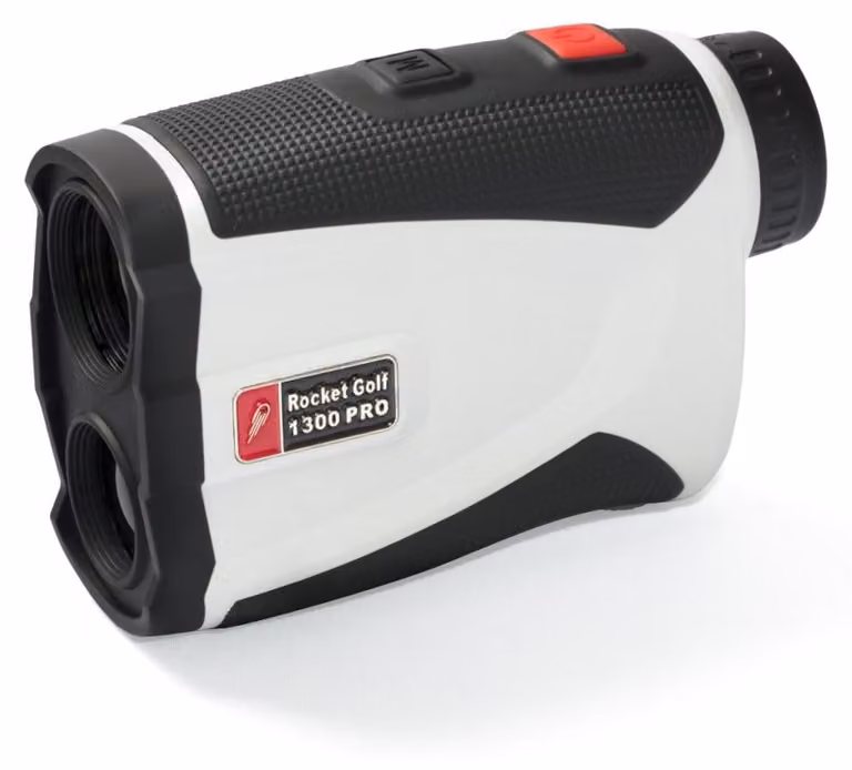 Telemetro laser per golf, portata 1300 metri - Modello FlagFinder con vibrazione, resistente all'acqua