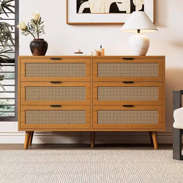 Com?? - Xylo - 120x40x76.5cm legno maniglie metallo