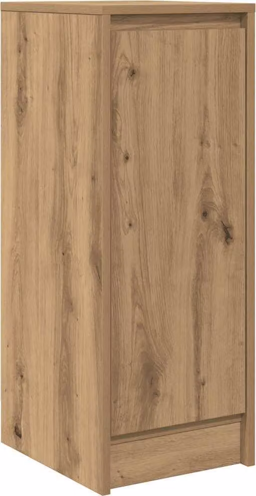 Credenza Rovere Artigianale 29,5x34x76 cm in Legno Multistrato