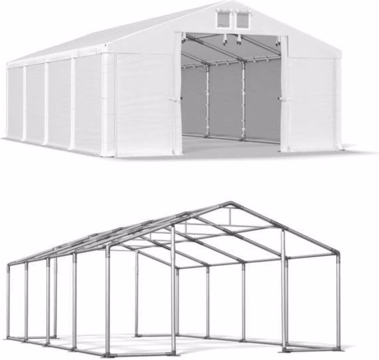 5x8 White Magazine Tenda WINTER MSD