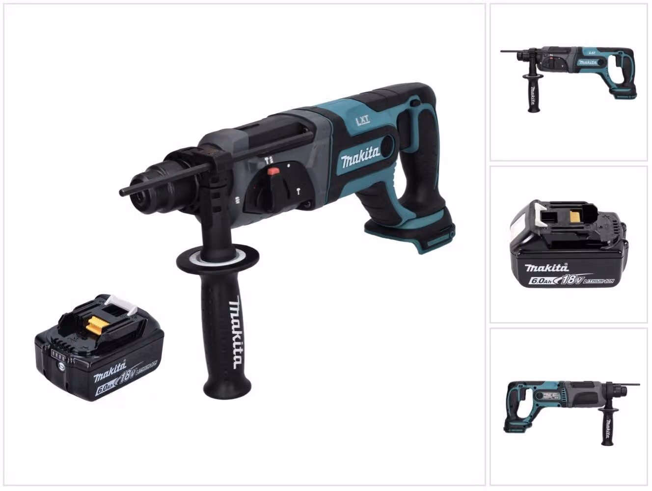 Makita DHR 241 G1 18 V 2,0 J SDS plus trapano a batteria + 1x batteria 6,0 Ah - senza caricabatteria
