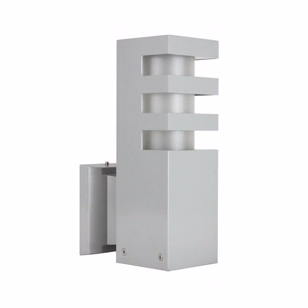 Lampada da parete in alluminio per esterni 1xE27 argento IP54 SU-MA RADO RADO K AL