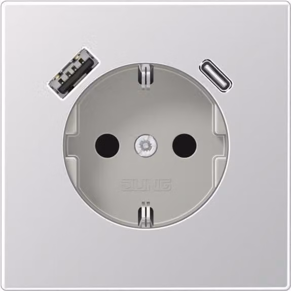 Jung AL1520-15CA Presa SCHUKO con USB tipo AC (AL1520-15CA)