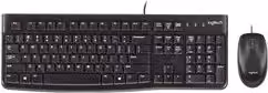 Combo tastiera e mouse a membrana Logitech MK120 Black