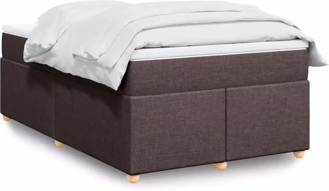 Letto Ibrido con Giroletto a Molle e Materasso vidaXL, Marrone e Bianco, L/P: 120 x 200 cm – 1
