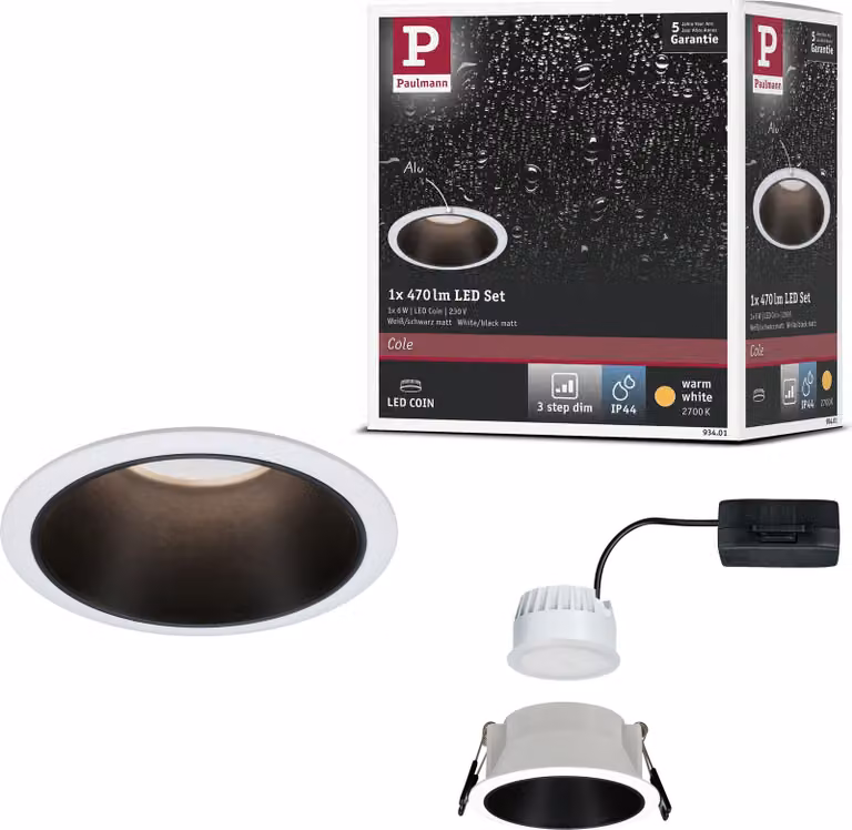 Paulmann Luce da incasso LED Cole set da 1