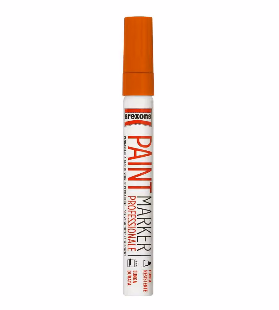 Arexons Pennarello Paint Marker Arancio 1 unità per Legno e Metallo