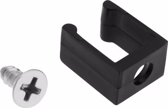 Kit di riparazione per tappo del serbatoio della benzina, in plastica nera, 2 pezzi
