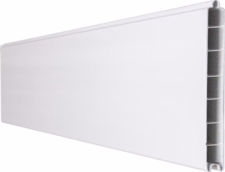 Sistema a innesto GroJa BasicLine PVC profilo singolo stretto bianco