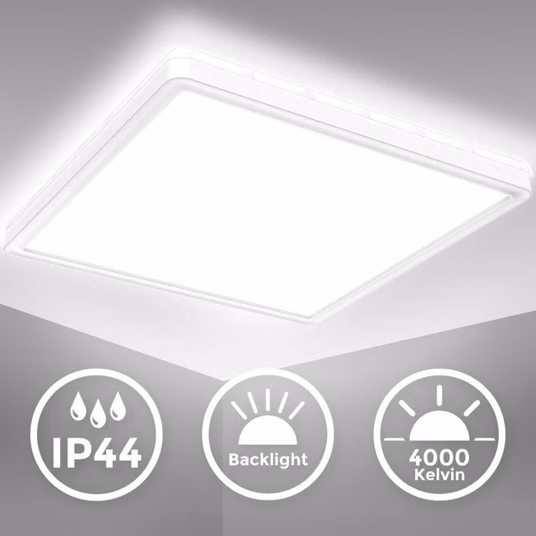 Lampada da soffitto LED dimmerabile orientabile 24W nero metallo-plastica Briloner
