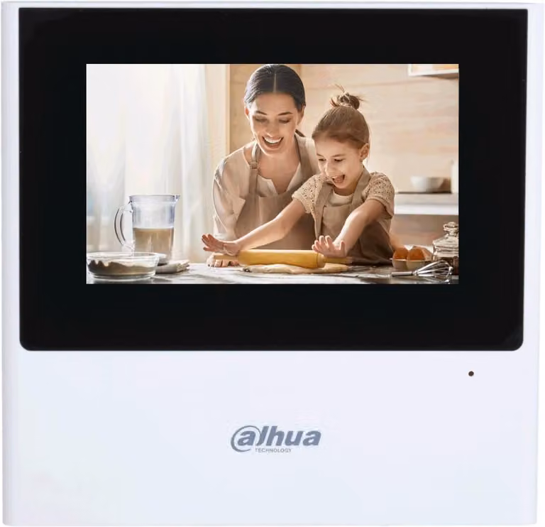 Monitor per citofono video Dahua VTH2612L-W, da 4,3 pollici, con Wi-Fi, a 2 fili