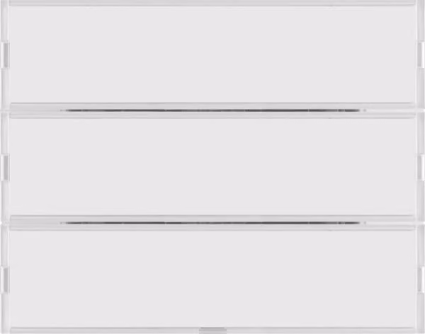sensore a 3 tasti, bianco polare/vetro - Sensore a sfioramento KNX a 6 tasti 80163770