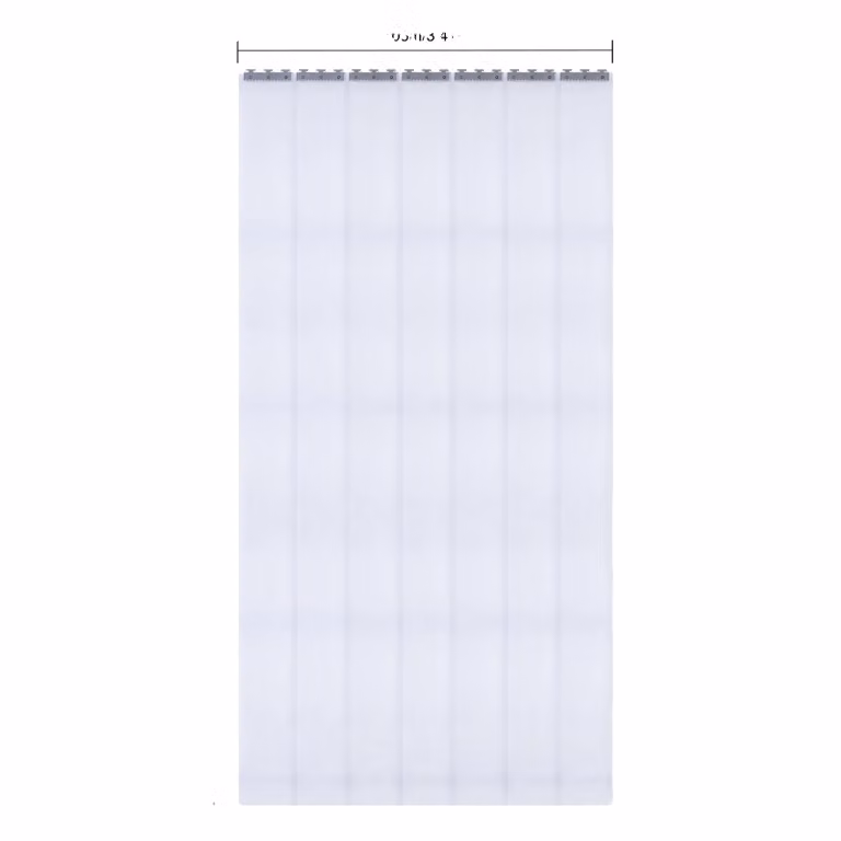 Set di tende a strisce in PVC, larghezza 1,05 m, elevata schermatura e resistenza alle temperature, COME DA FOTO