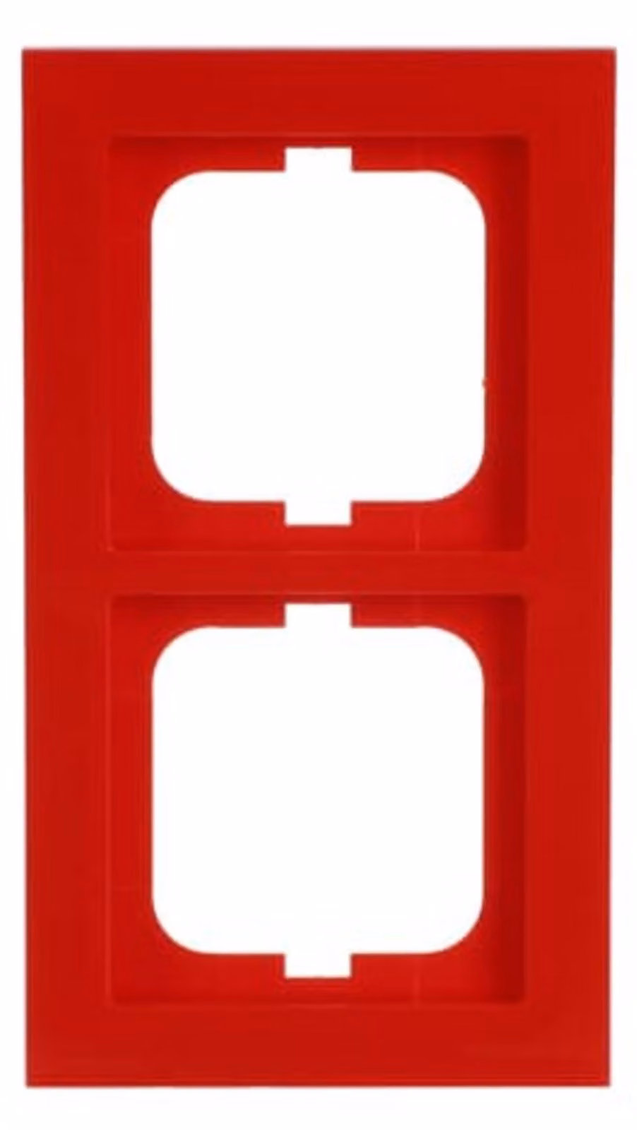 Telaio Busch-Jaeger a 2 prese rosso 1722-287