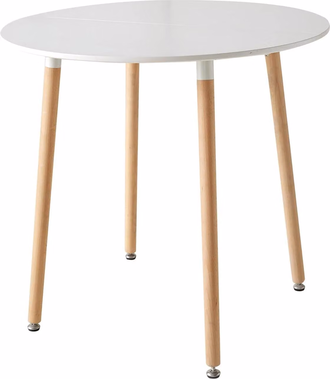 Tavolo da pranzo rotondo, design moderno, gambe in faggio massiccio