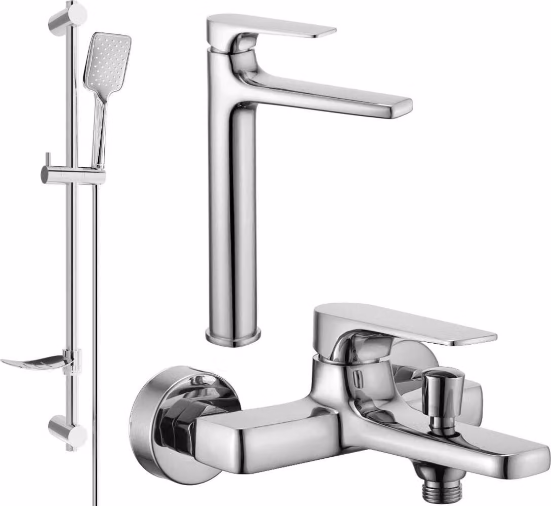 Mexen Lynx DF62 set da bagno, cromo - 745913DF62-00