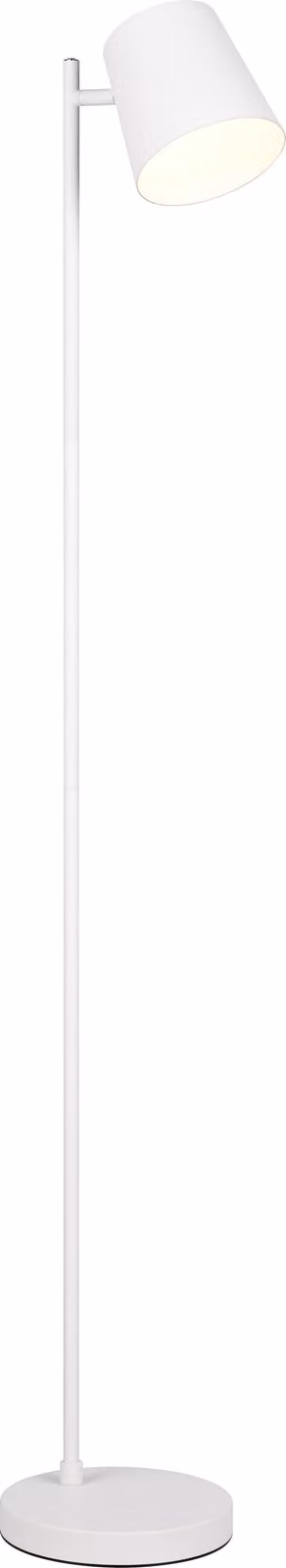 LED, lampada da terra, metallo, bianco, a batteria, SMD, H 125 cm
