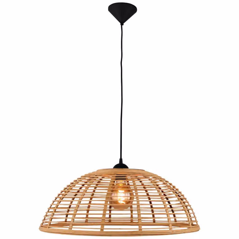 Crosstown luce a sospensione 1 luce legno/nero