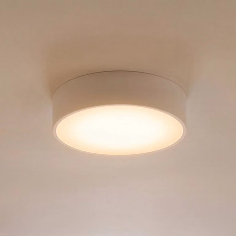 Plafoniera soffitto Cleo TEMAR LIGHTING, dimmerabile, Bianco / Opale, Soggiorno / Sala da pranzo, Moderno, Plafoniera