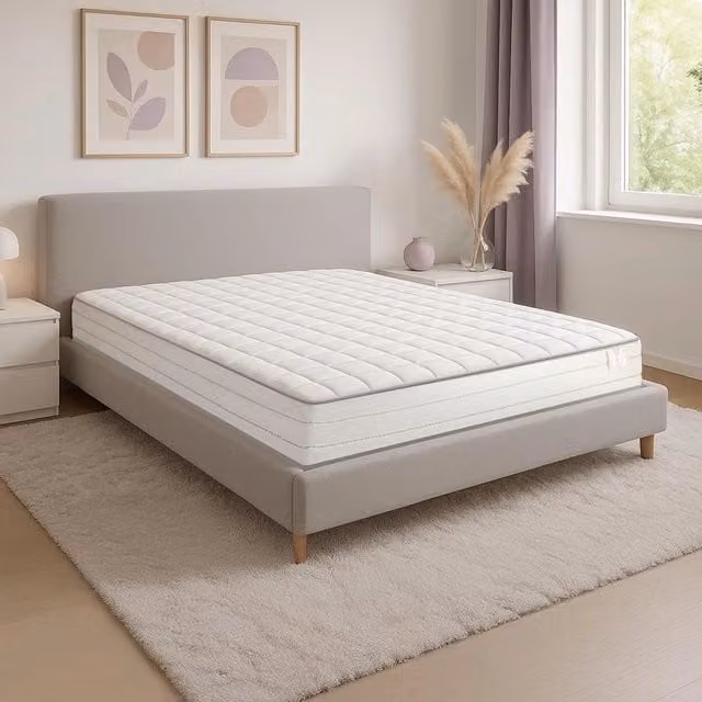 Materasso in memory foam Farmarelax, traspirante e antiacaro, L/P/H: 120 x 190 x 17 cm – 1