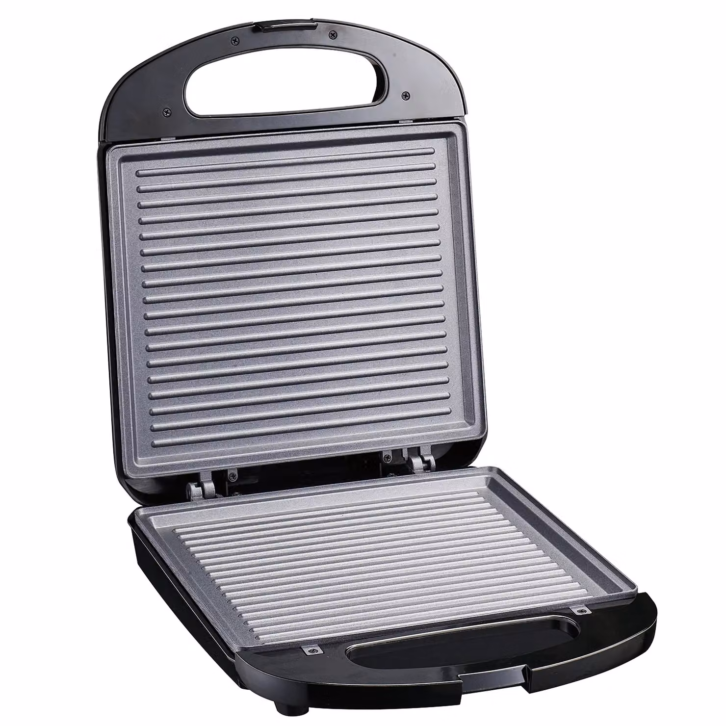 Tostiera Elettrica DICTROLUX 1200 Watt in Nero e Argento