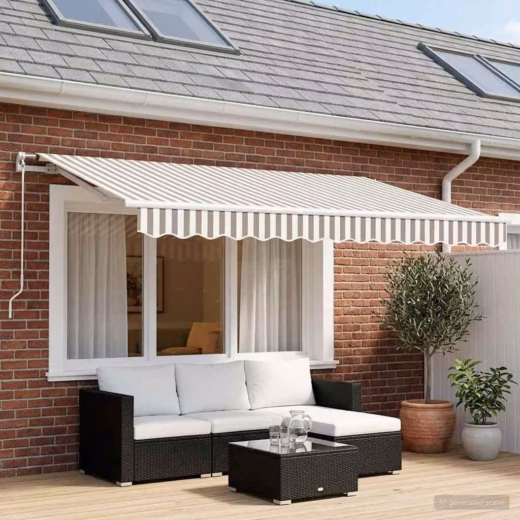 Maison Exclusive - Telo di ricambio per tenda da sole, dimensioni 3 x 2,5 metri