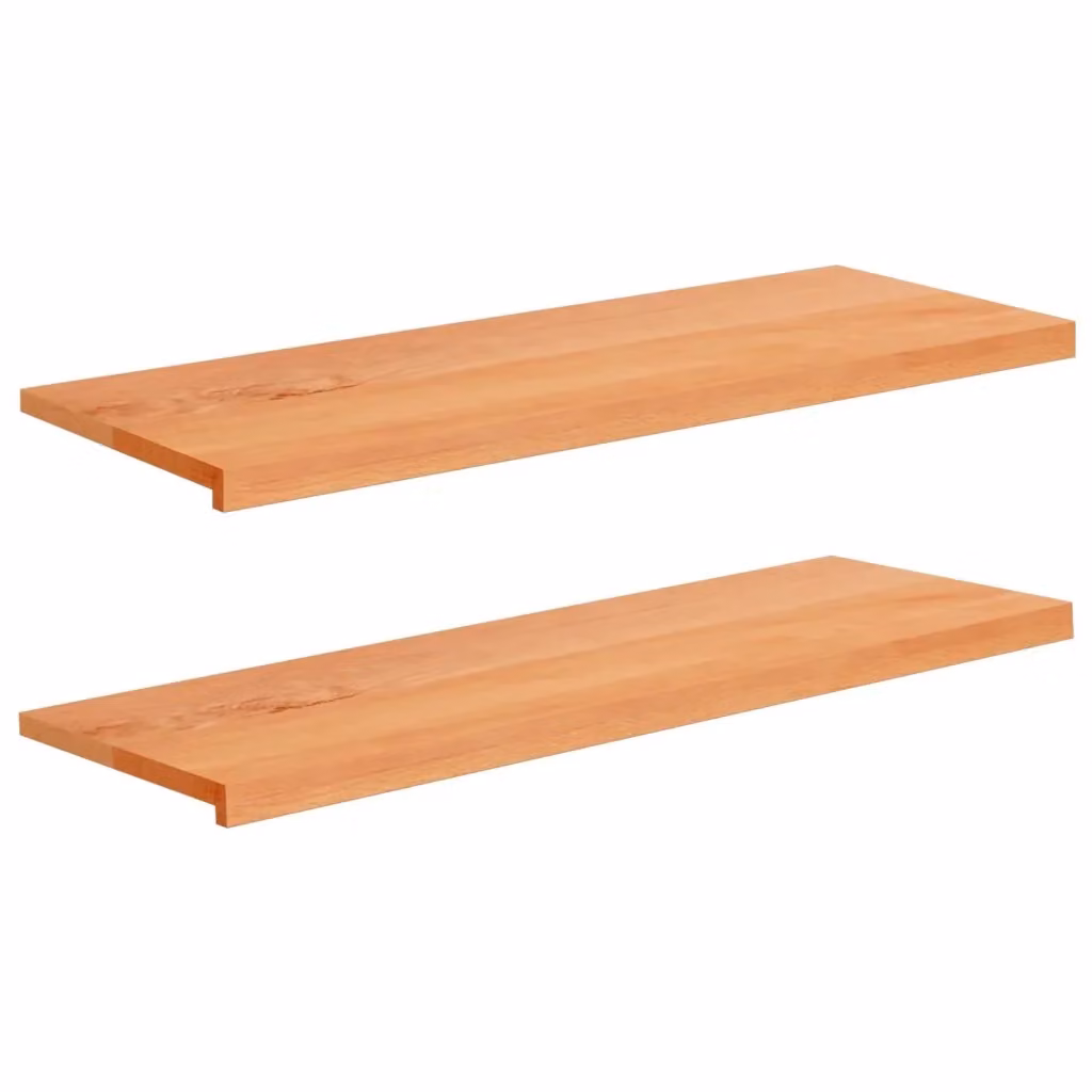Set di 2 soglie per finestre vidaXL in legno verniciato marrone L 120 x P 40 x H 2 cm – 2