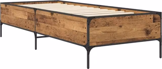 Letto singolo moderno DESIGN IN in legno marrone L/P/H: 200 x 80 x 140 cm
