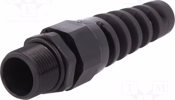 1 x Raccordo per cavo con protezione contro la torsione, grado di protezione IP68, materiale: BM4011SN