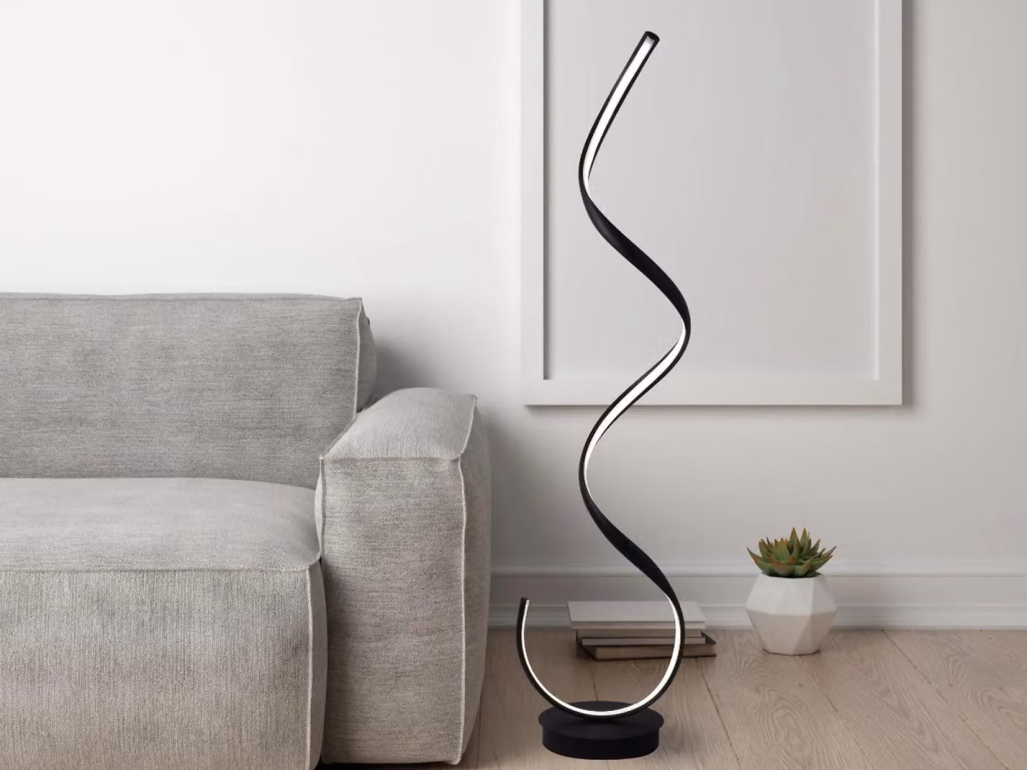 Lampada da terra LED NEDES, design, 50W - JF2300/B