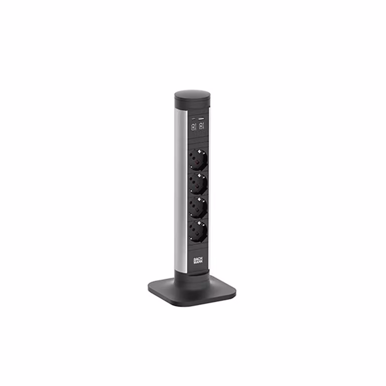 BACHMANN CYCLE Pole S 4xP40 1xUSB A/C 22W 2,5m ITA