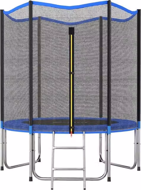 Trampolino da Giardino 183 cm ¨C Xylo ¨C con Rete di Protezione e Scala