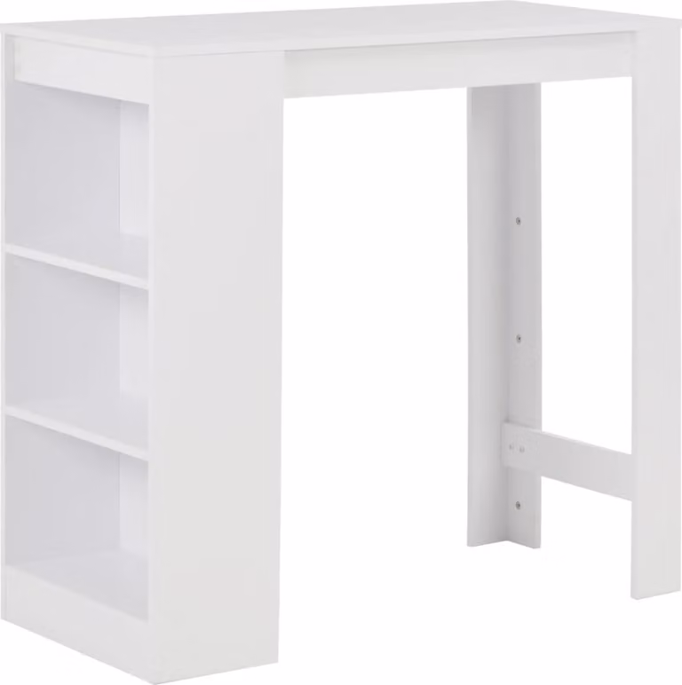 Maison Exclusive - Tavolo da Bar con Ripiano Bianco 110x50x103 cm