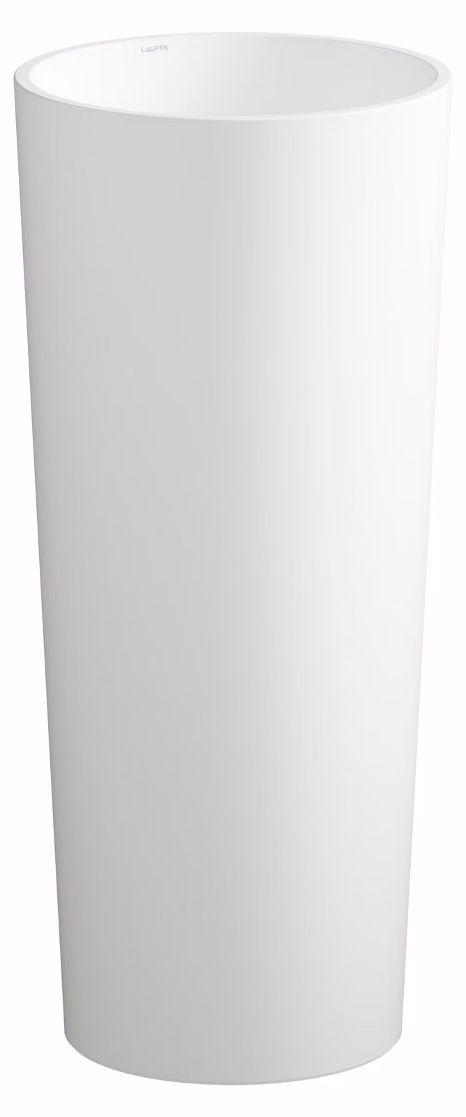 LAUFEN SCOPIO lavabos, au sol, avec fixation murale, rond, sans trou pour robinet, sans trop-plein, 400x425x900mm, H511CO47571121, H511CO47571121