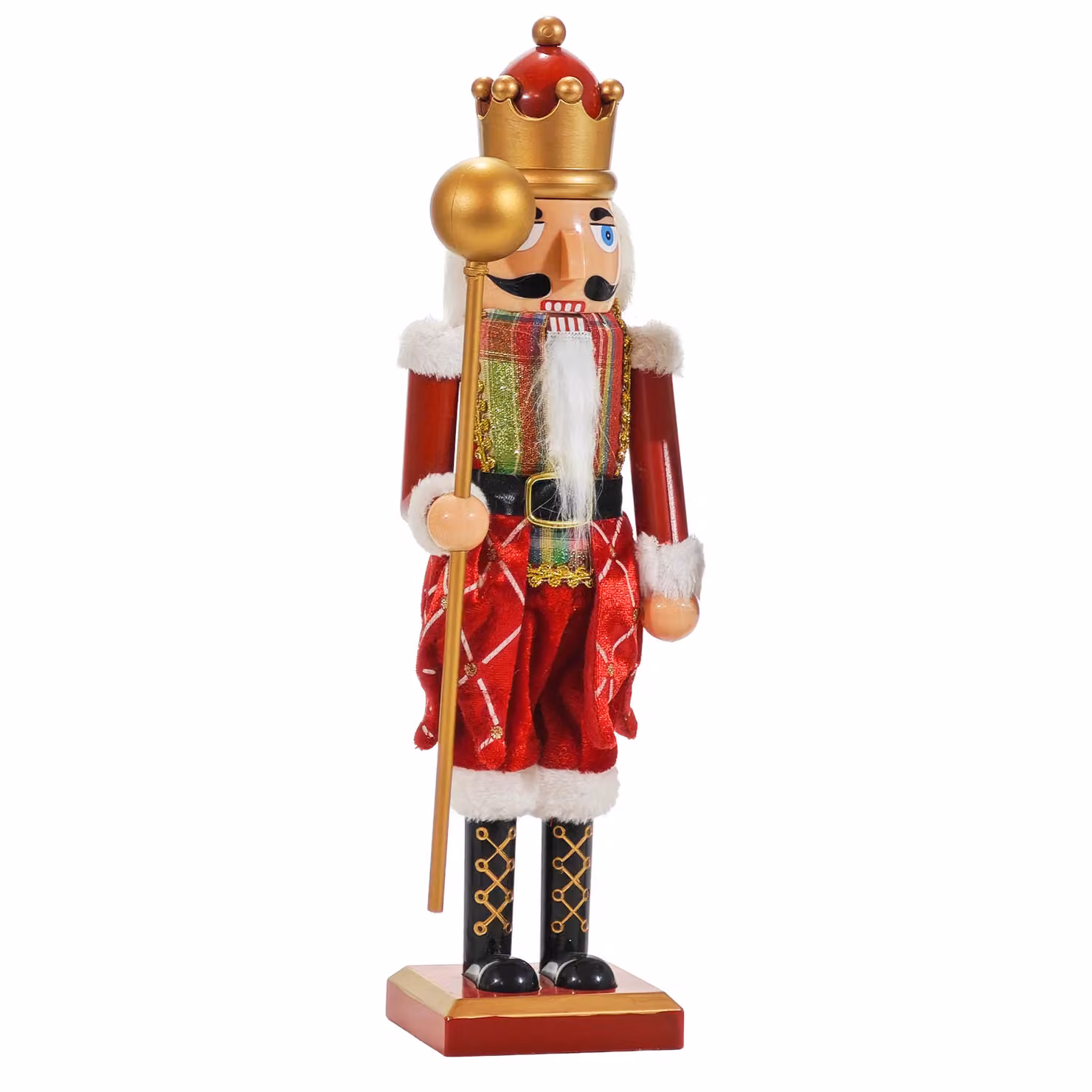 Schiaccianoci Natalizio Decorativo in Legno VESTIAMO CASA Altezza: 38,5 cm – 2