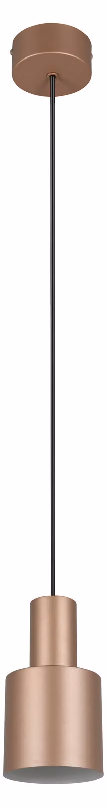 Lampadario a sospensione Trio AGUDO, colore marrone, dimensioni 12x12x150 cm