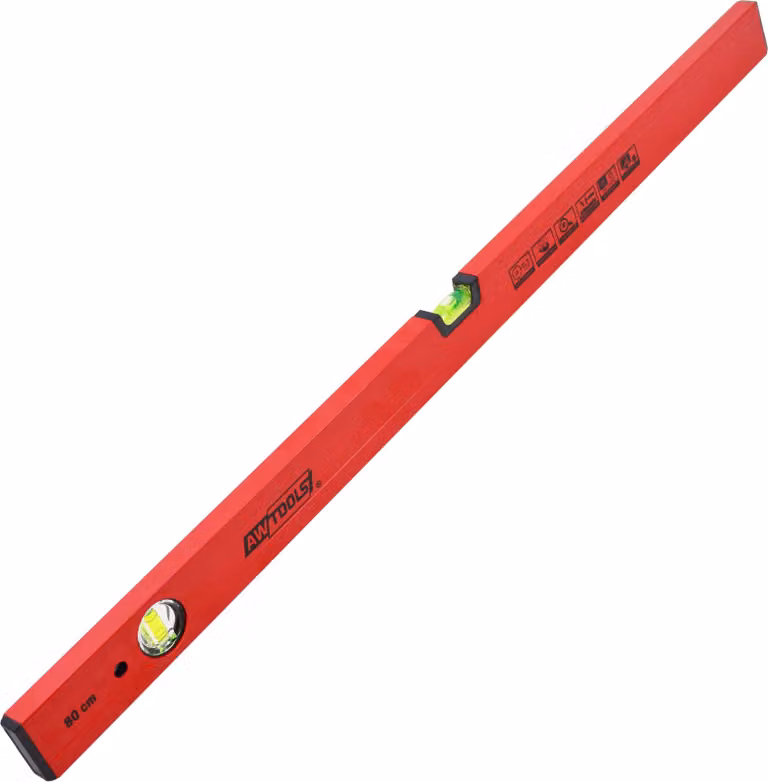 Livella Awtools verniciata rossa 100 cm