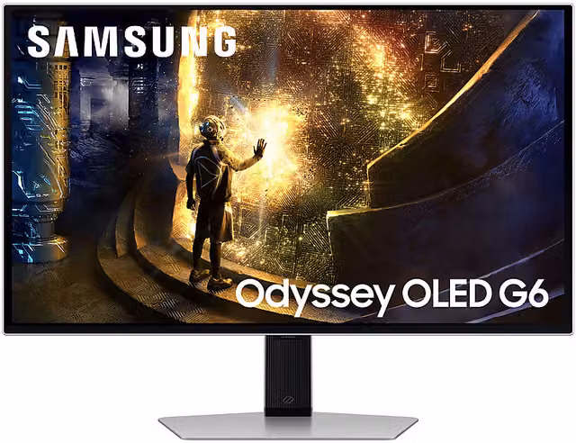 Samsung Odyssey OLED G6 G61SD Monitor Gaming da 27 pollici QHD 240 Hz Nero e Argento – 1