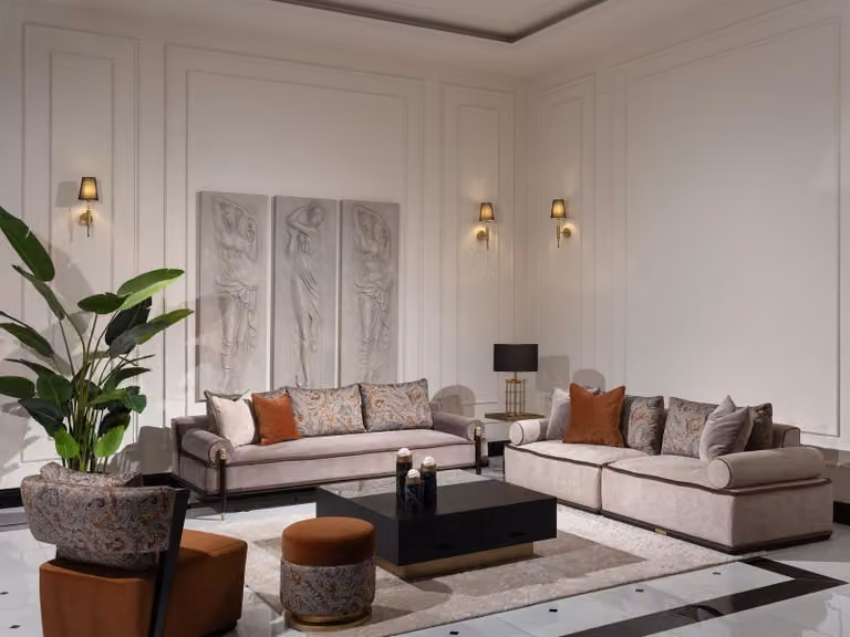 Komplette Couchgarnitur 431 Stoffsofa Sessel Sofas Gruppe Grau Tisch