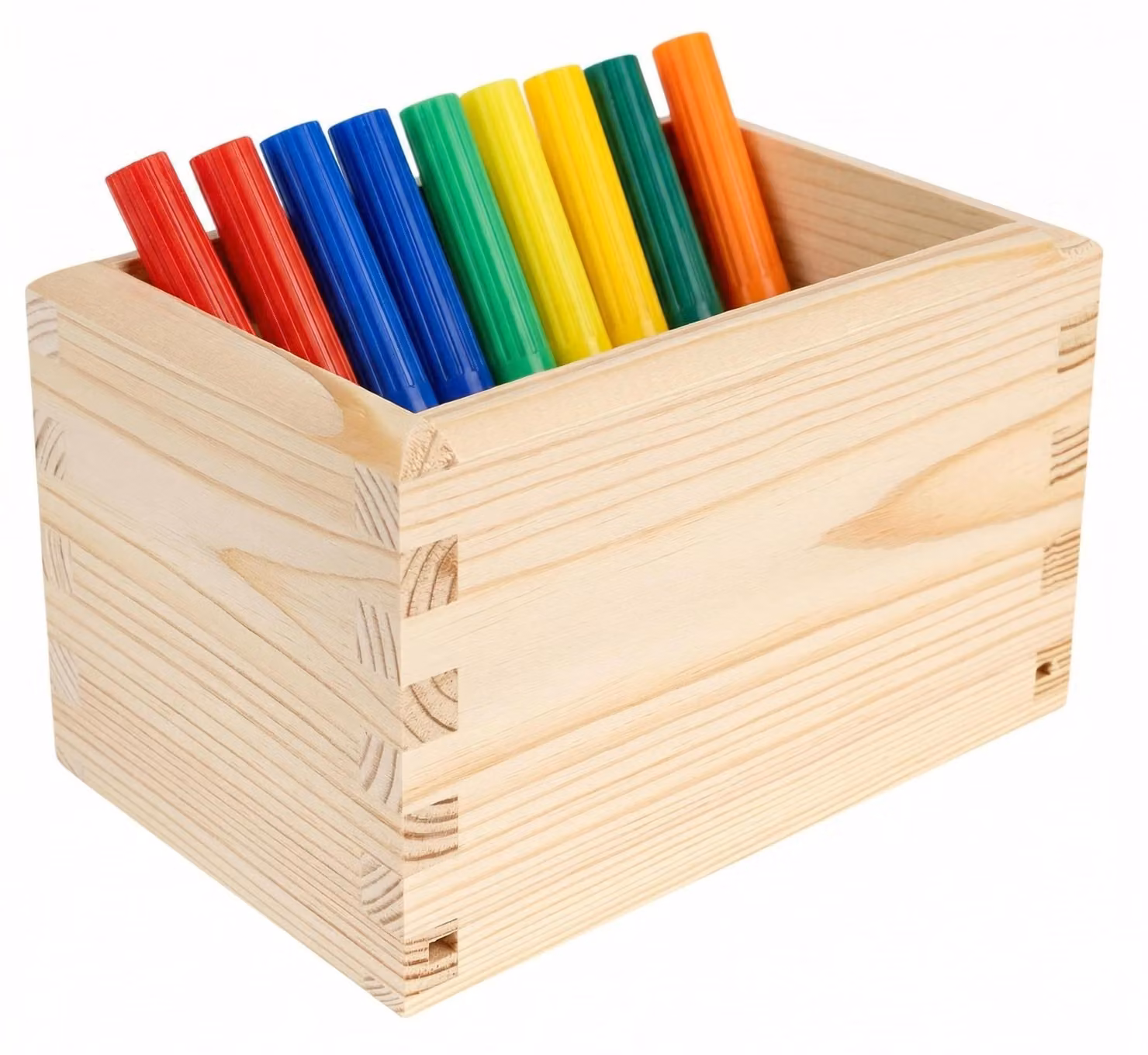 Creative Deco Scatola portaoggetti in legno senza coperchio 15 x 10 x 9 cm