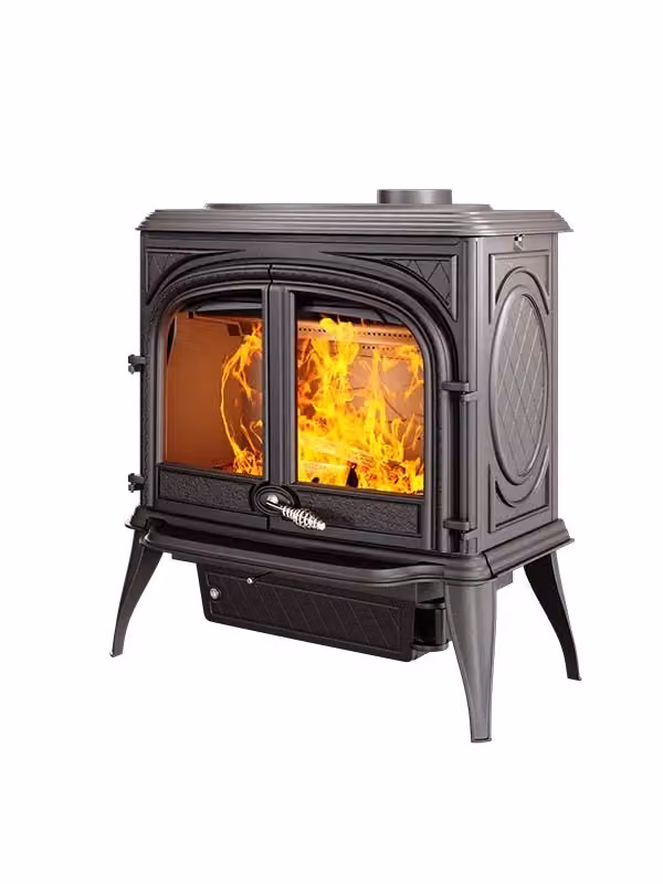Stufa a legna a libera installazione OUTINFIRE ARES S7 ECO colore nero – 2