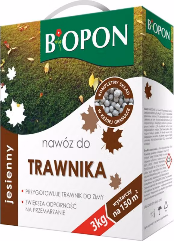 Concime autunnale per prato Biopon 3 kg granulato